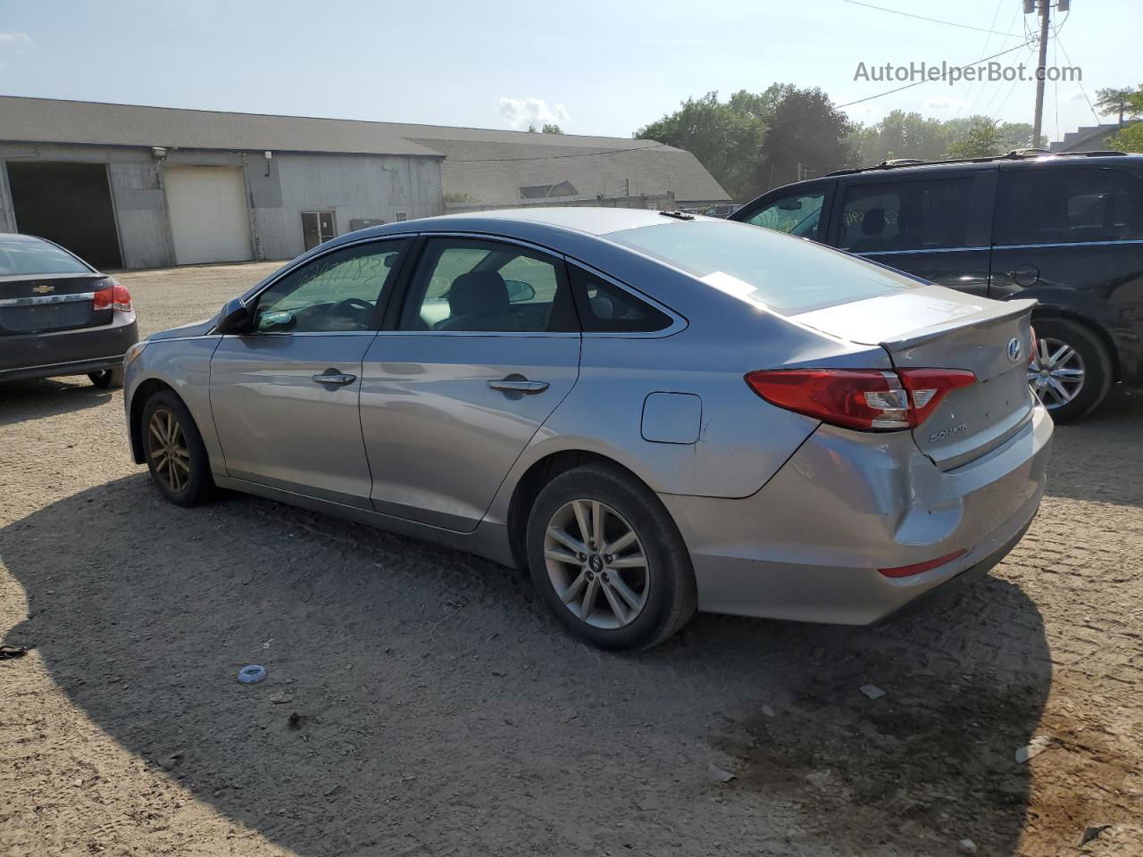 2017 Hyundai Sonata Se Gray vin: 5NPE24AF6HH463768