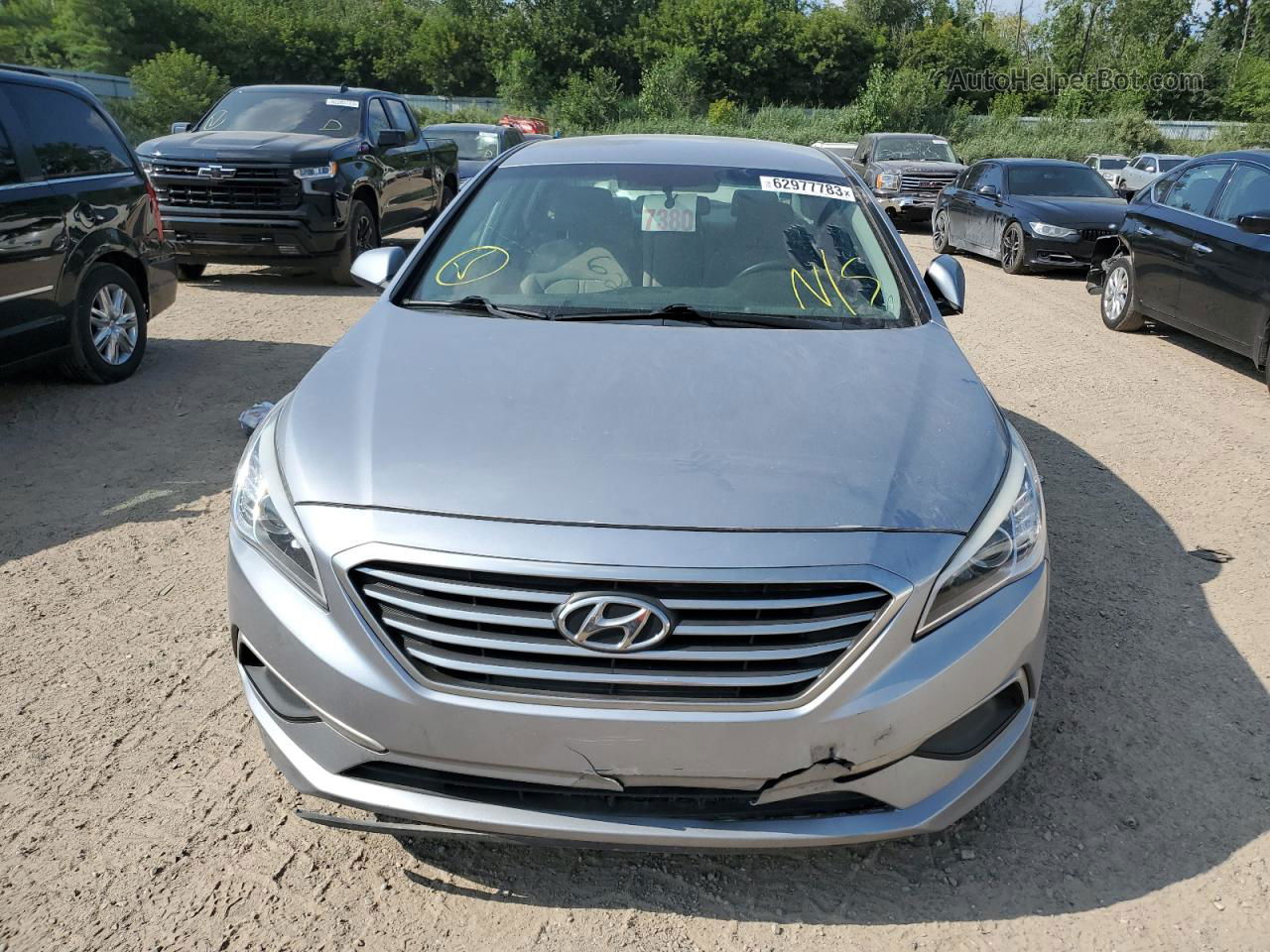 2017 Hyundai Sonata Se Gray vin: 5NPE24AF6HH463768