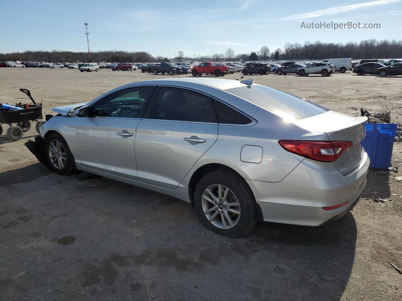 2017 Hyundai Sonata Se Серебряный vin: 5NPE24AF6HH498312