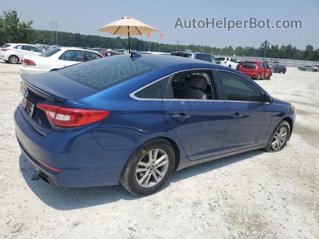 2017 Hyundai Sonata Se Blue vin: 5NPE24AF6HH498827