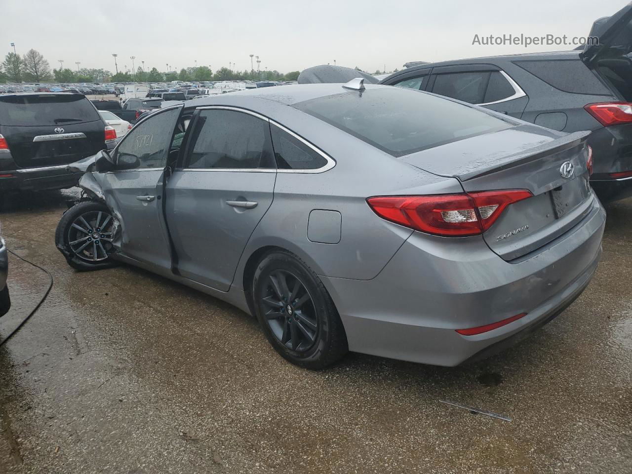 2017 Hyundai Sonata Se Silver vin: 5NPE24AF6HH504819