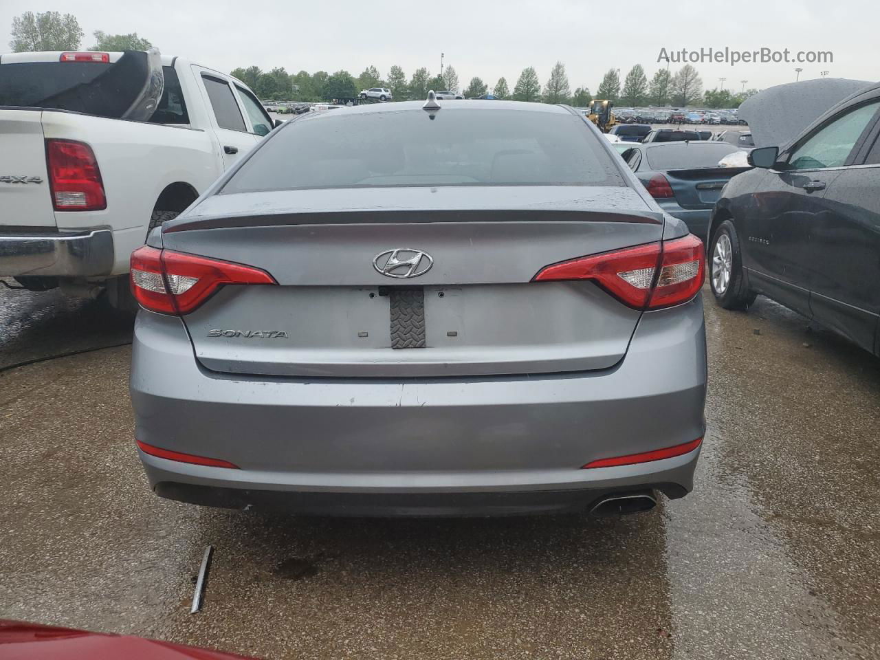 2017 Hyundai Sonata Se Silver vin: 5NPE24AF6HH504819