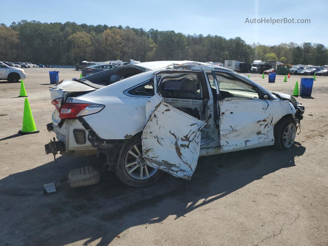 2017 Hyundai Sonata Se White vin: 5NPE24AF6HH513469