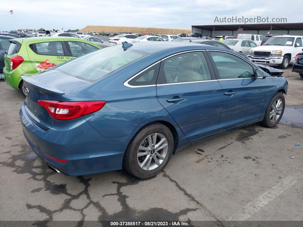 2017 Hyundai Sonata Se Blue vin: 5NPE24AF6HH513746