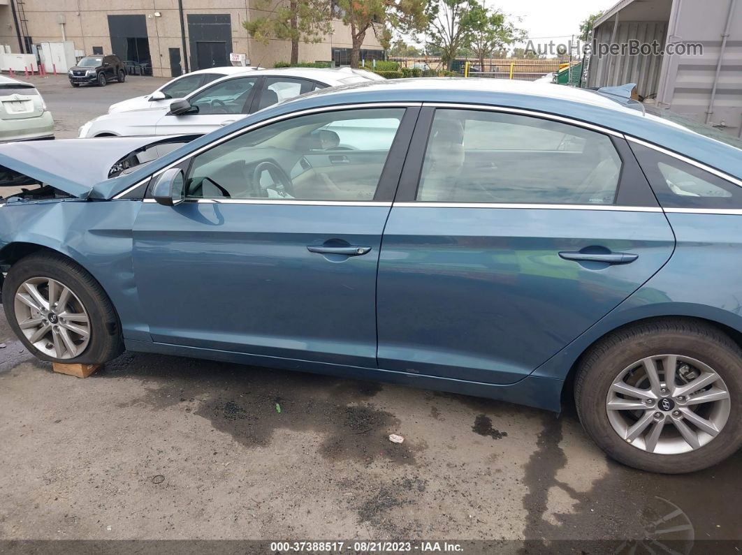 2017 Hyundai Sonata Se Blue vin: 5NPE24AF6HH513746