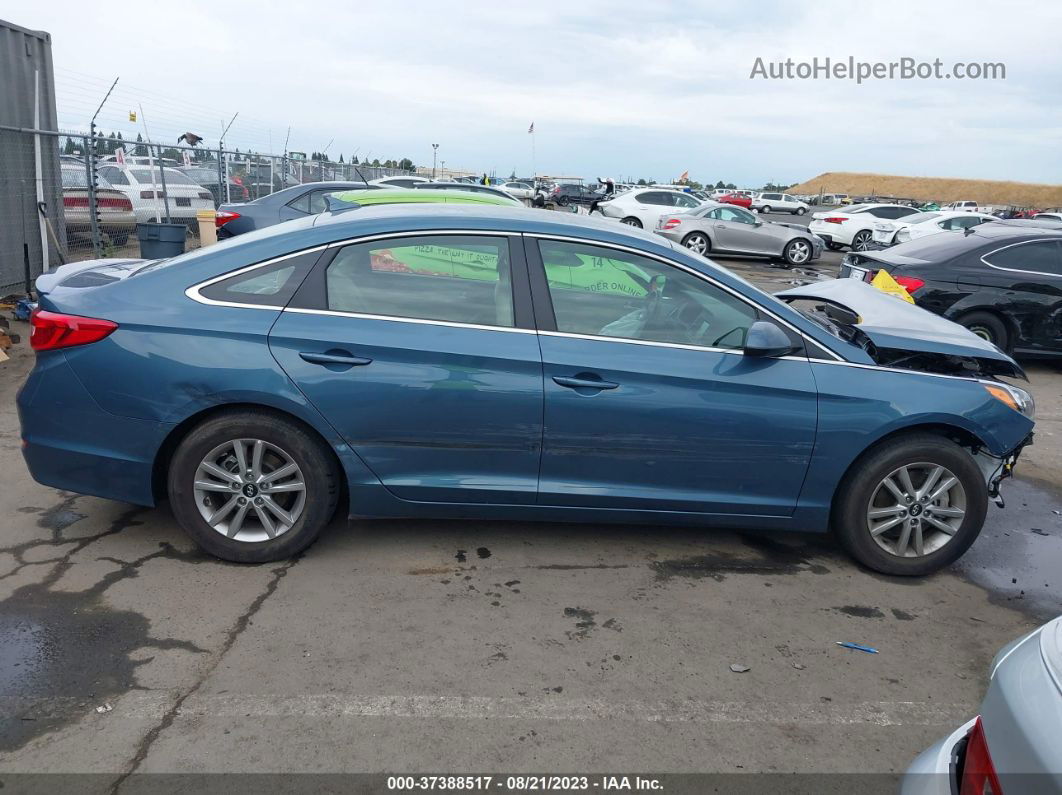 2017 Hyundai Sonata Se Blue vin: 5NPE24AF6HH513746