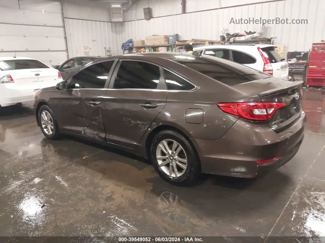 2017 Hyundai Sonata   Серый vin: 5NPE24AF6HH530207