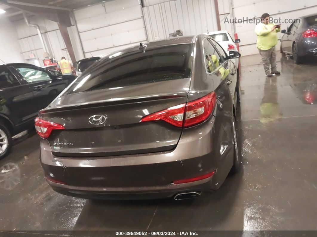 2017 Hyundai Sonata   Серый vin: 5NPE24AF6HH530207