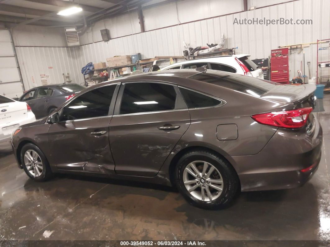 2017 Hyundai Sonata   Gray vin: 5NPE24AF6HH530207