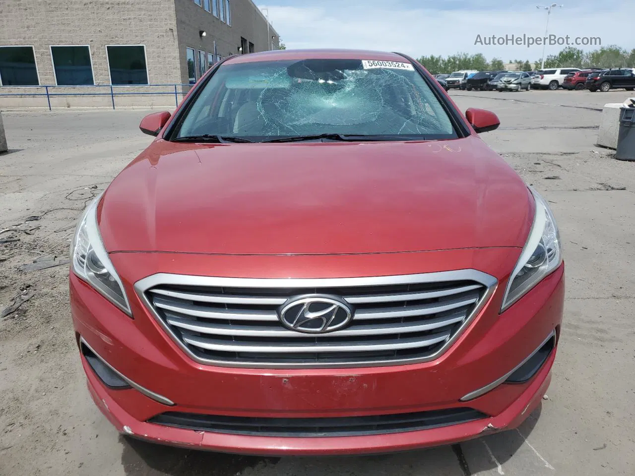 2017 Hyundai Sonata Se Красный vin: 5NPE24AF6HH531292