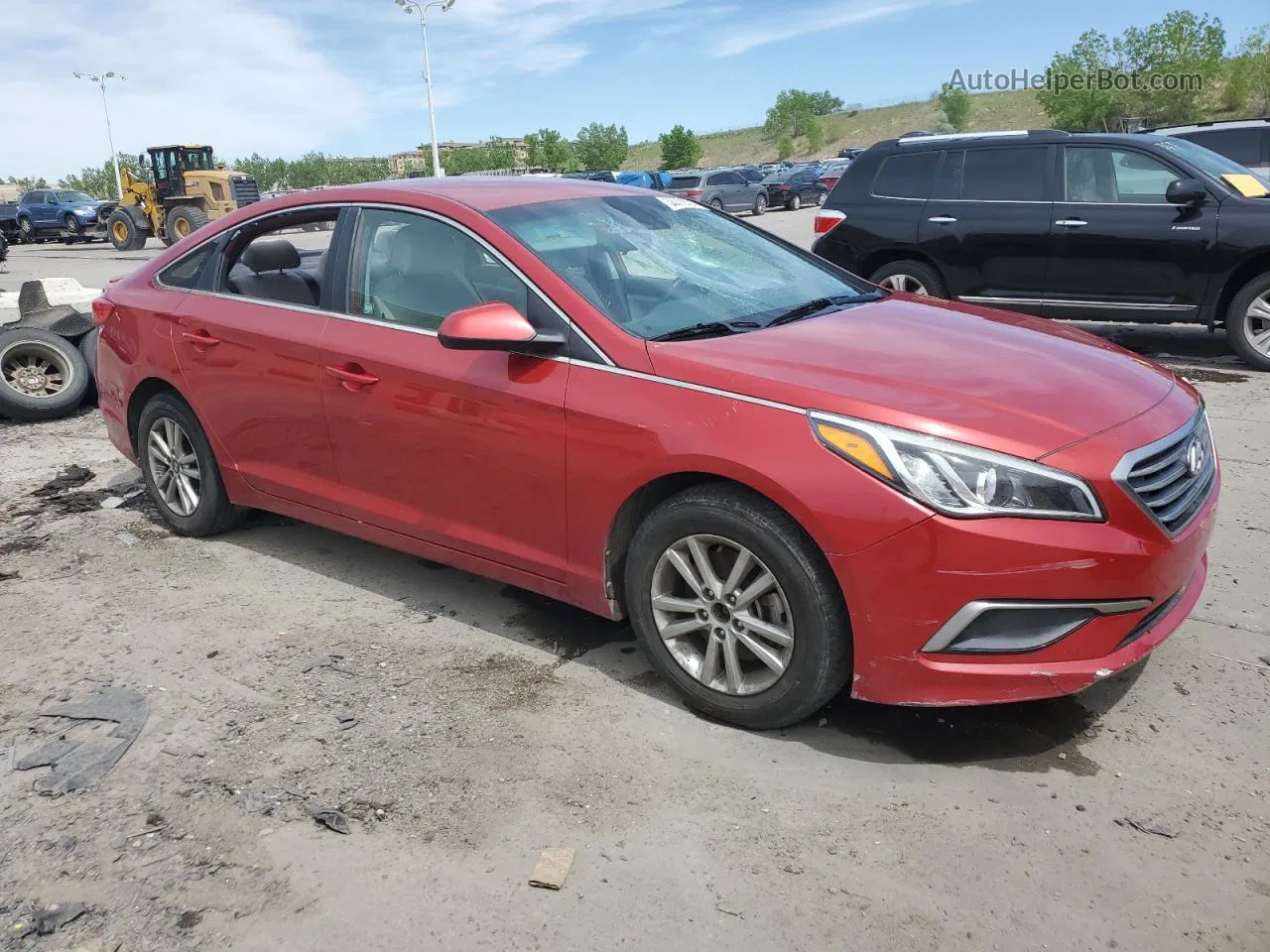 2017 Hyundai Sonata Se Red vin: 5NPE24AF6HH531292