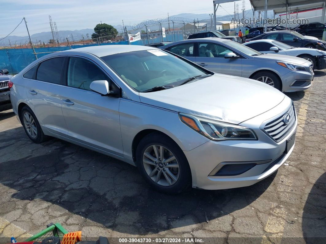 2017 Hyundai Sonata   Gray vin: 5NPE24AF6HH534399