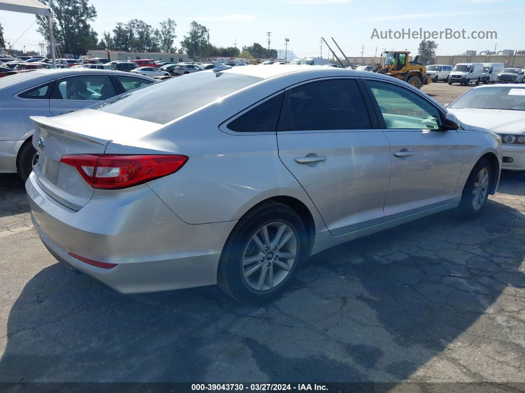 2017 Hyundai Sonata   Gray vin: 5NPE24AF6HH534399