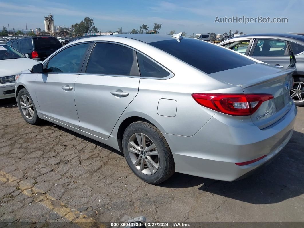 2017 Hyundai Sonata   Gray vin: 5NPE24AF6HH534399