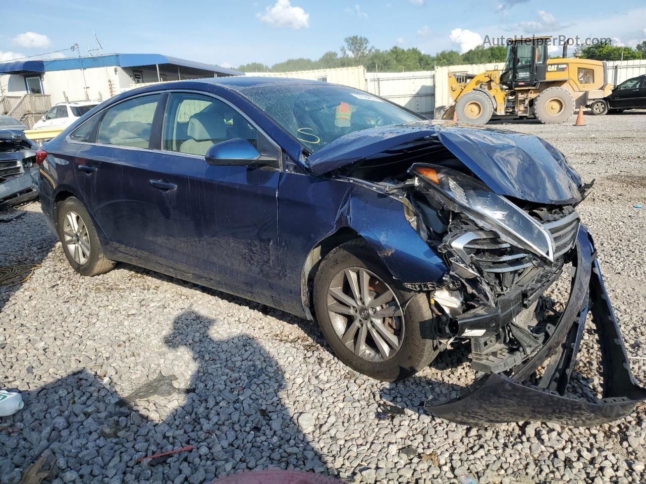 2017 Hyundai Sonata Se Blue vin: 5NPE24AF6HH570626