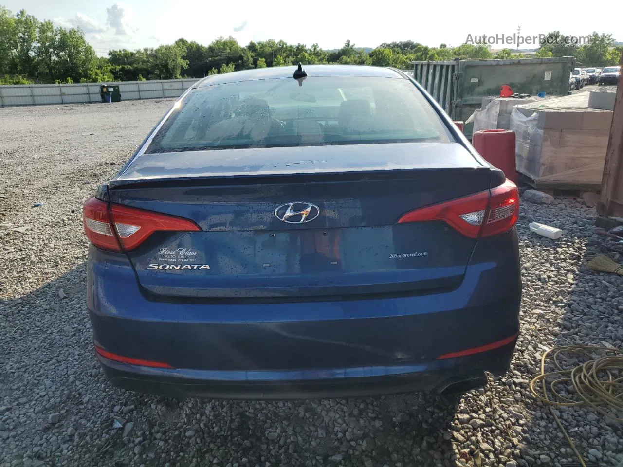 2017 Hyundai Sonata Se Blue vin: 5NPE24AF6HH570626