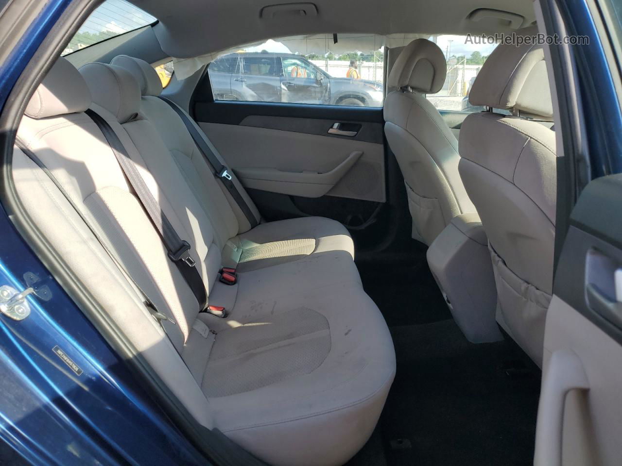 2017 Hyundai Sonata Se Синий vin: 5NPE24AF6HH570626