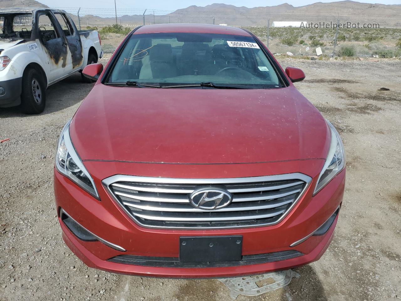 2017 Hyundai Sonata Se Red vin: 5NPE24AF6HH579262