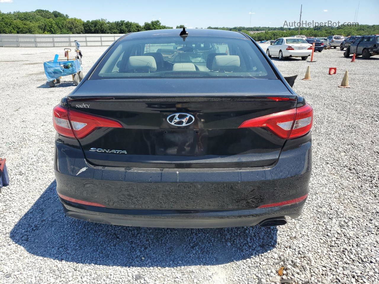 2017 Hyundai Sonata Se Black vin: 5NPE24AF6HH585207