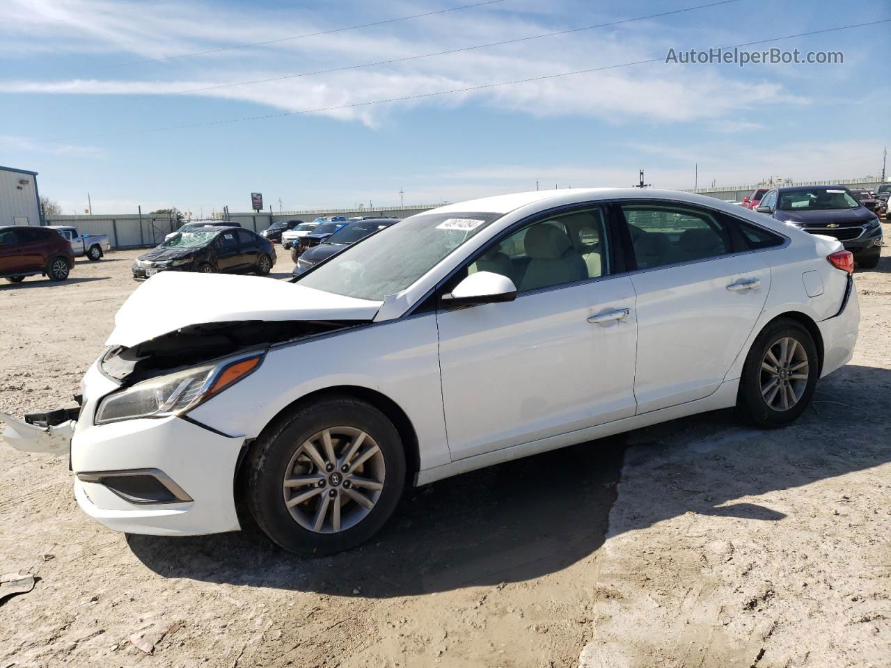 2017 Hyundai Sonata Se Белый vin: 5NPE24AF6HH589581