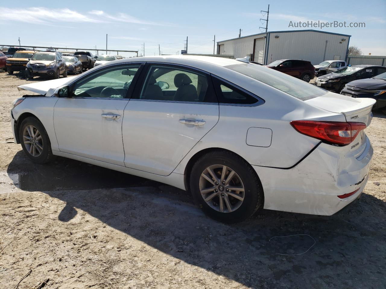 2017 Hyundai Sonata Se White vin: 5NPE24AF6HH589581