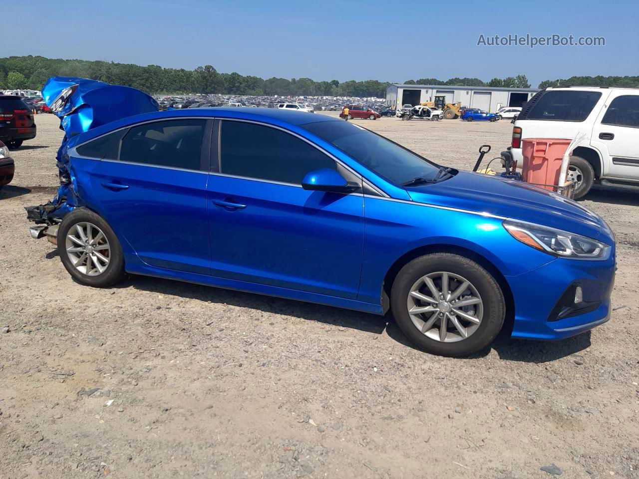 2018 Hyundai Sonata Se Blue vin: 5NPE24AF6JH623718