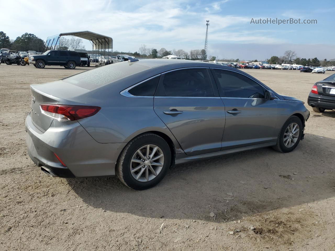 2018 Hyundai Sonata Se Gray vin: 5NPE24AF6JH644973