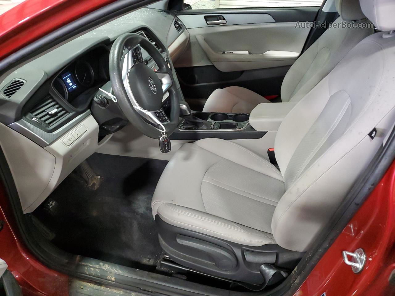 2018 Hyundai Sonata Se Red vin: 5NPE24AF6JH666732