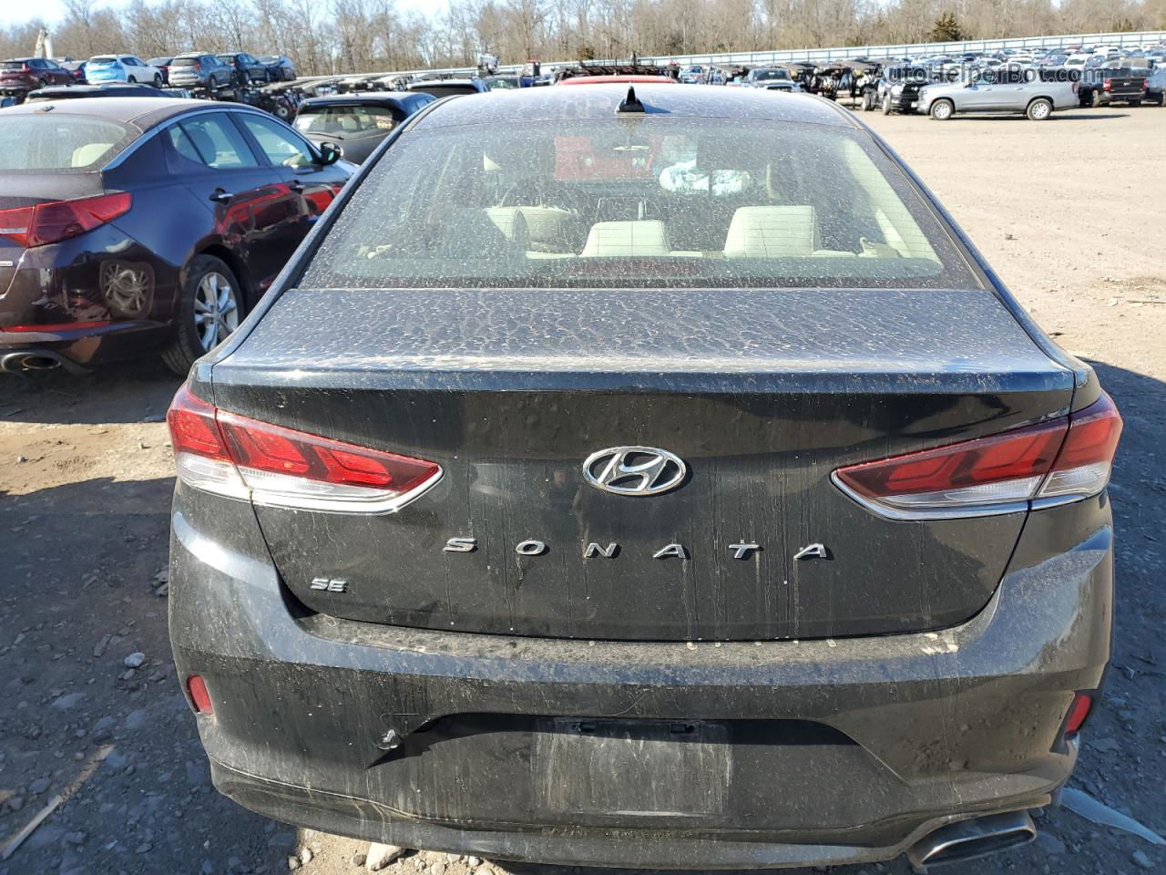 2018 Hyundai Sonata Se Черный vin: 5NPE24AF6JH686172