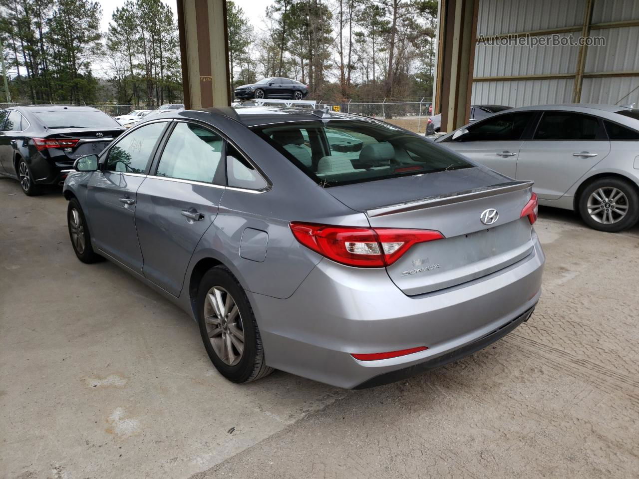 2015 Hyundai Sonata Se Silver vin: 5NPE24AF7FH209709