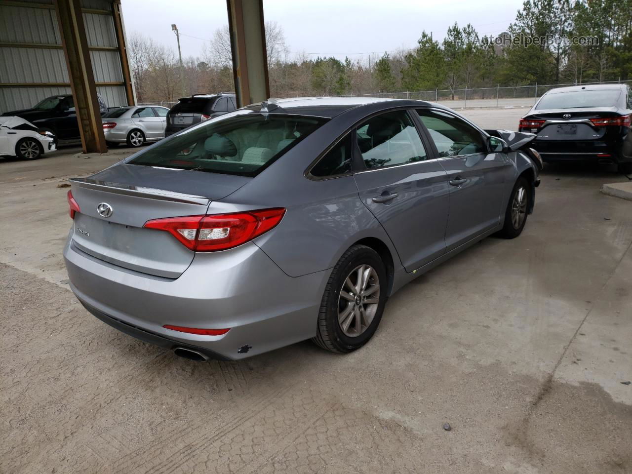 2015 Hyundai Sonata Se Silver vin: 5NPE24AF7FH209709