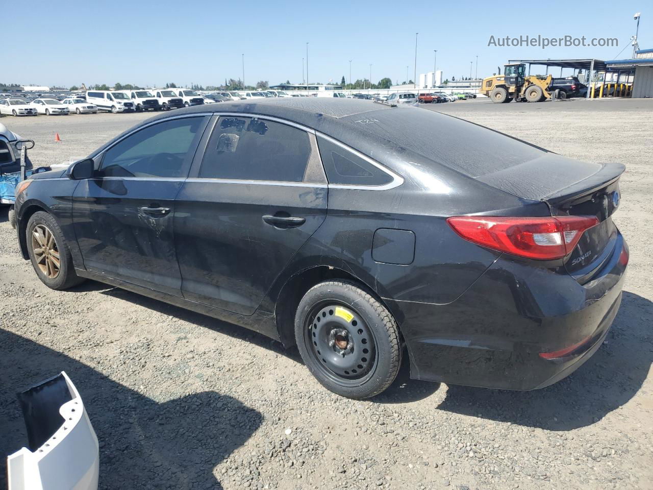 2017 Hyundai Sonata Se Black vin: 5NPE24AF7HH446347