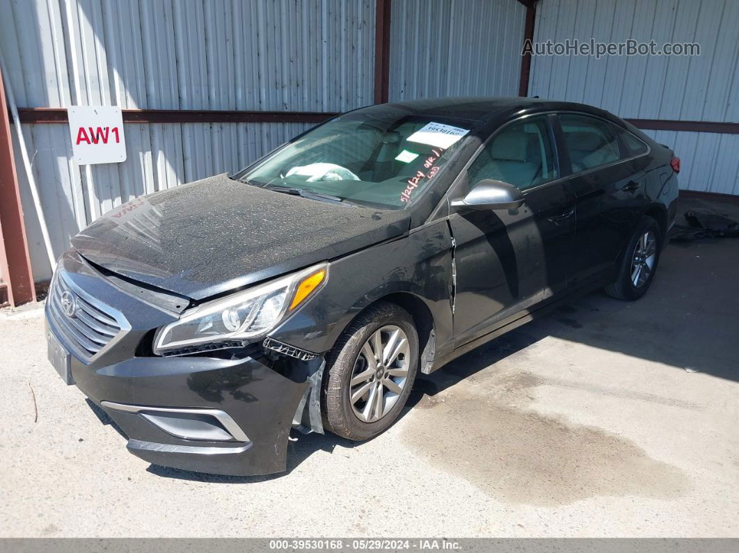 2017 Hyundai Sonata Se Black vin: 5NPE24AF7HH455632