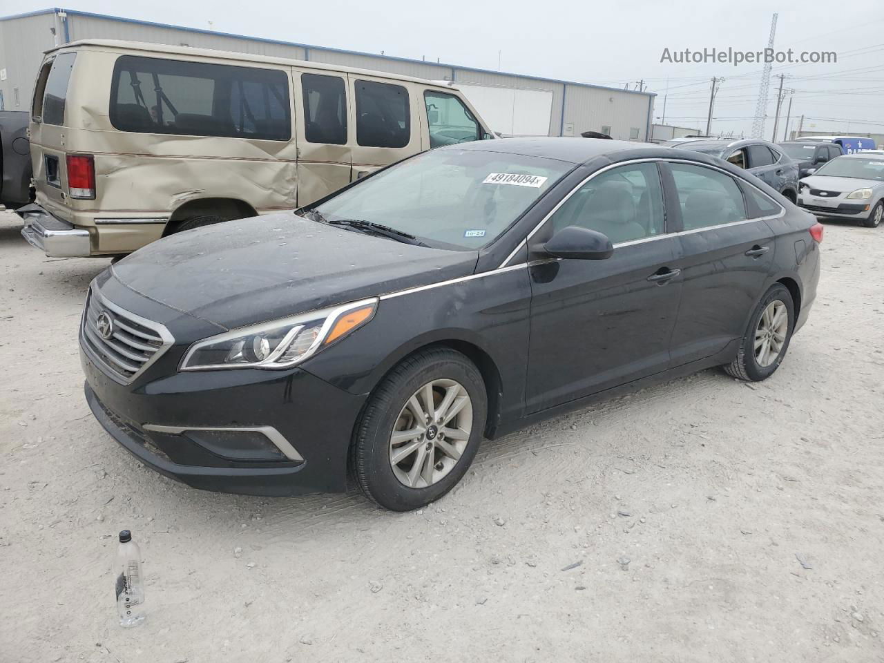 2017 Hyundai Sonata Se Black vin: 5NPE24AF7HH469076