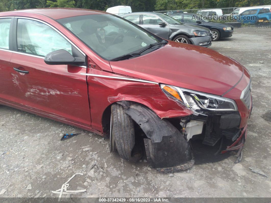 2017 Hyundai Sonata Se Red vin: 5NPE24AF7HH556265