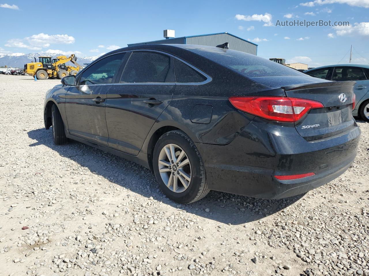 2017 Hyundai Sonata Se Черный vin: 5NPE24AF7HH590450