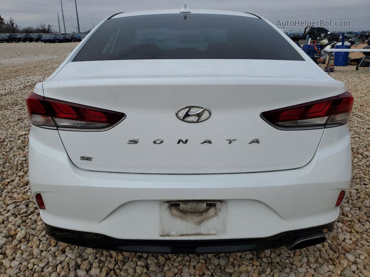 2018 Hyundai Sonata Se Белый vin: 5NPE24AF7JH604353