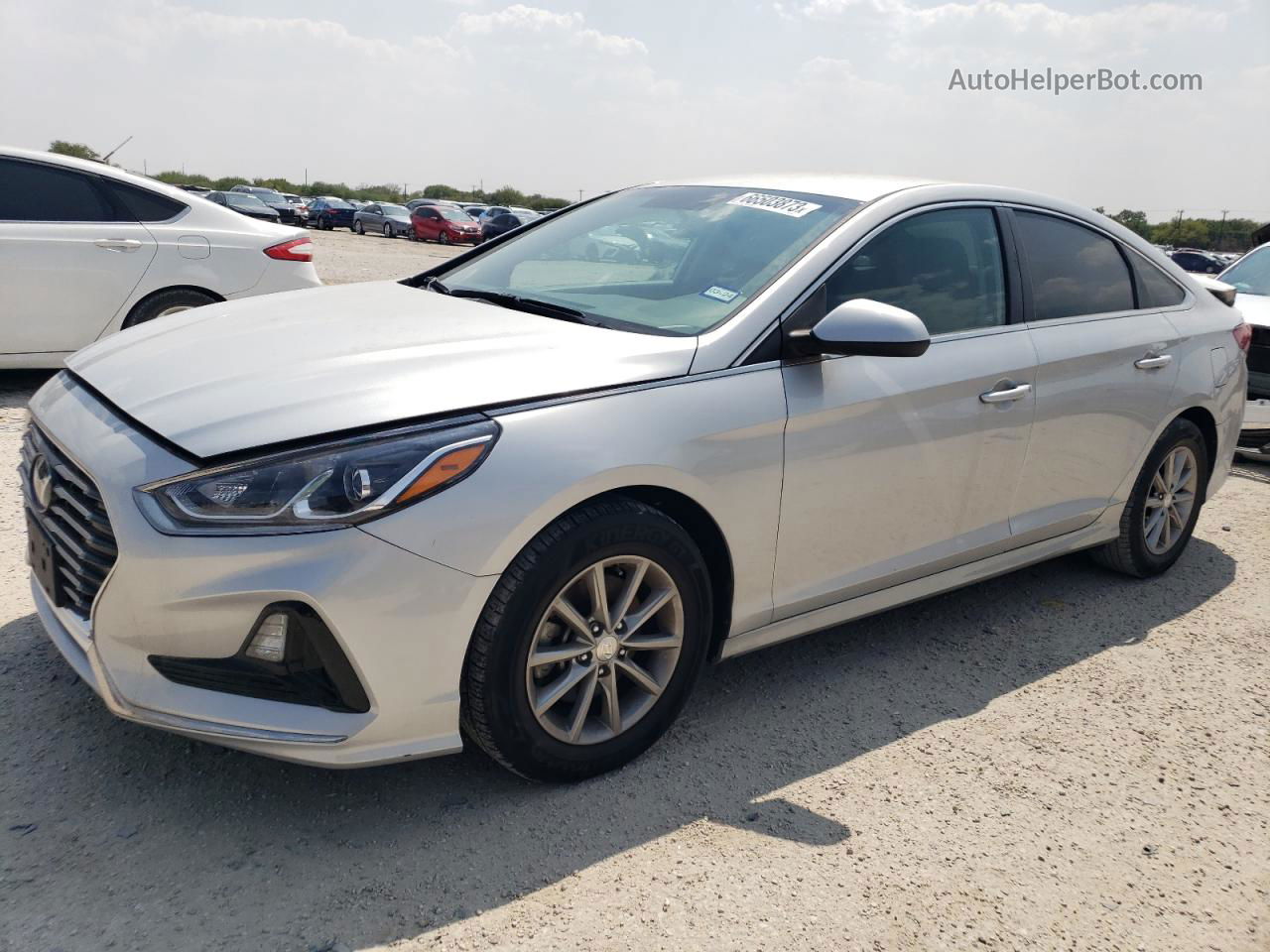 2018 Hyundai Sonata Se Silver vin: 5NPE24AF7JH615644