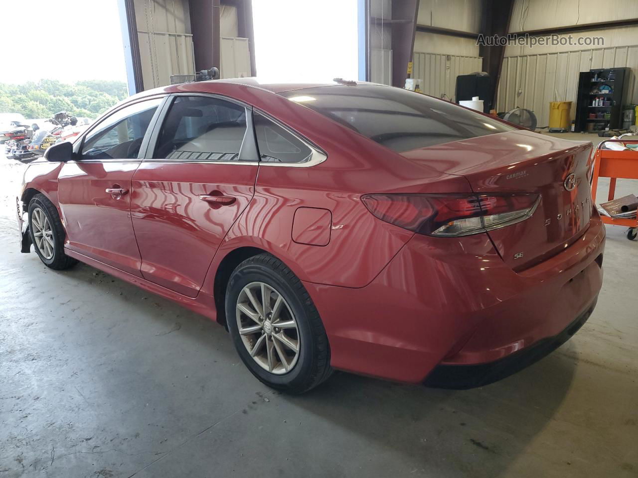 2018 Hyundai Sonata Se Red vin: 5NPE24AF7JH634341