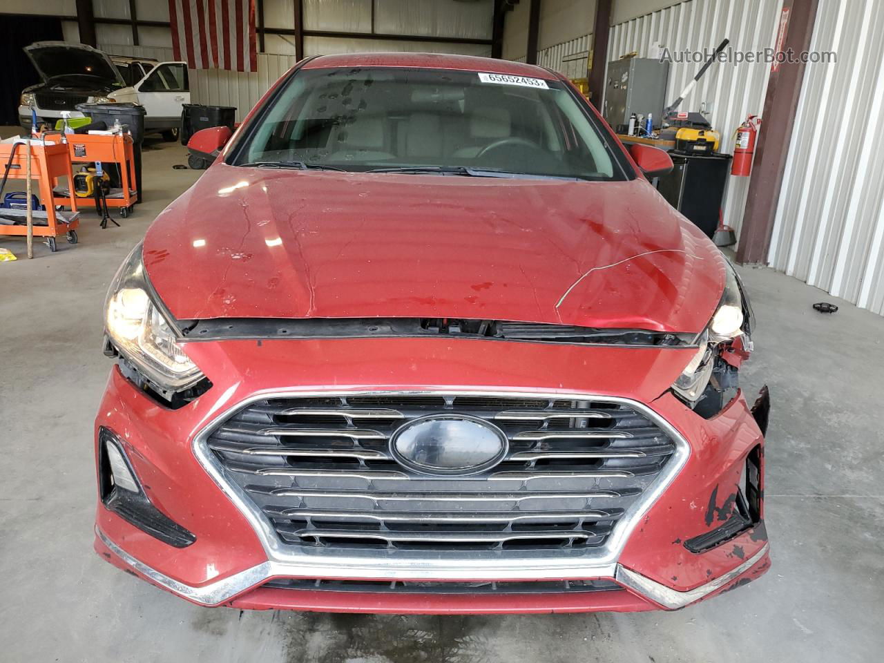 2018 Hyundai Sonata Se Red vin: 5NPE24AF7JH634341