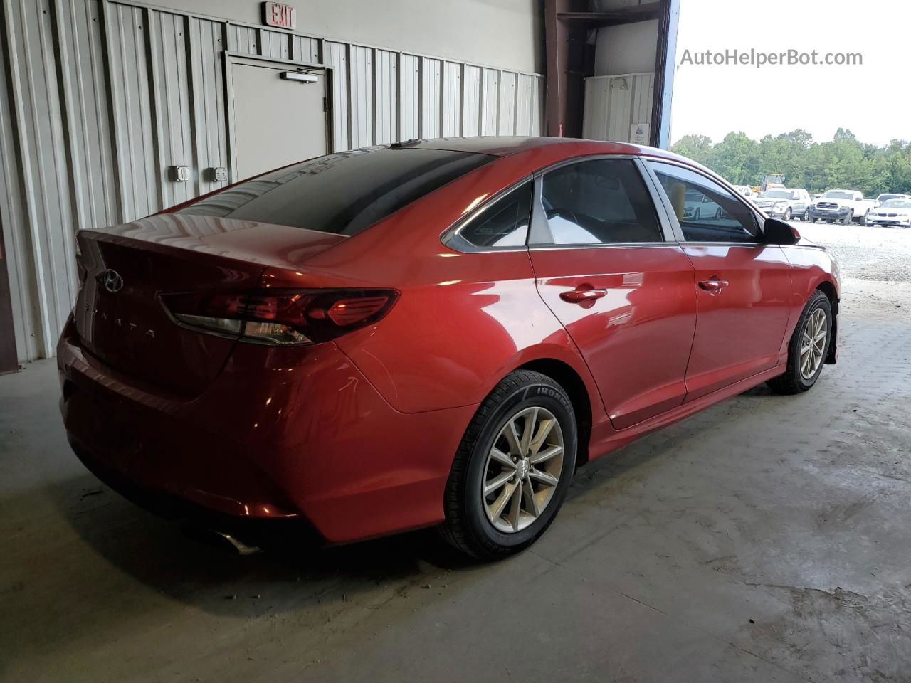 2018 Hyundai Sonata Se Red vin: 5NPE24AF7JH634341