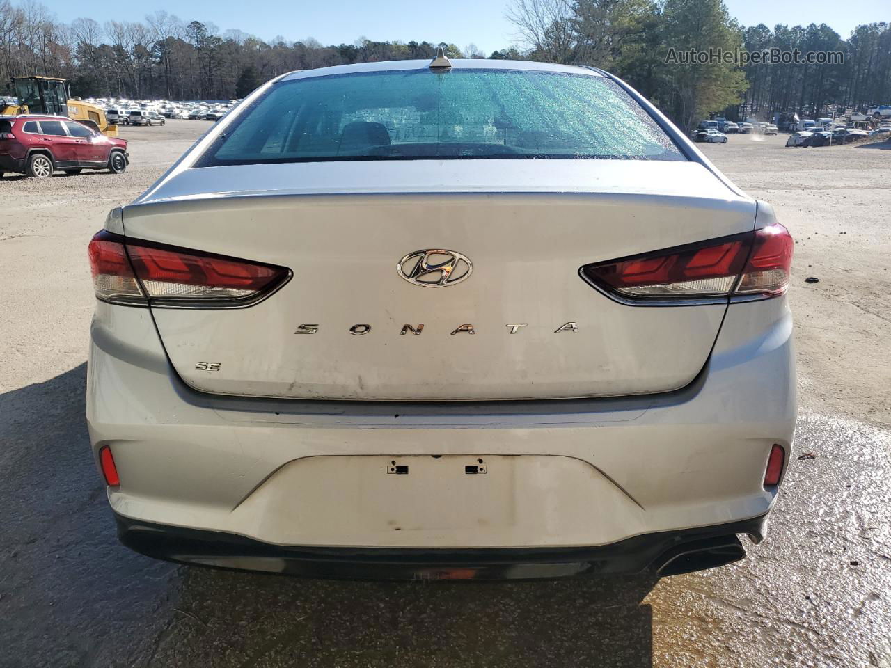 2018 Hyundai Sonata Se Silver vin: 5NPE24AF7JH676329