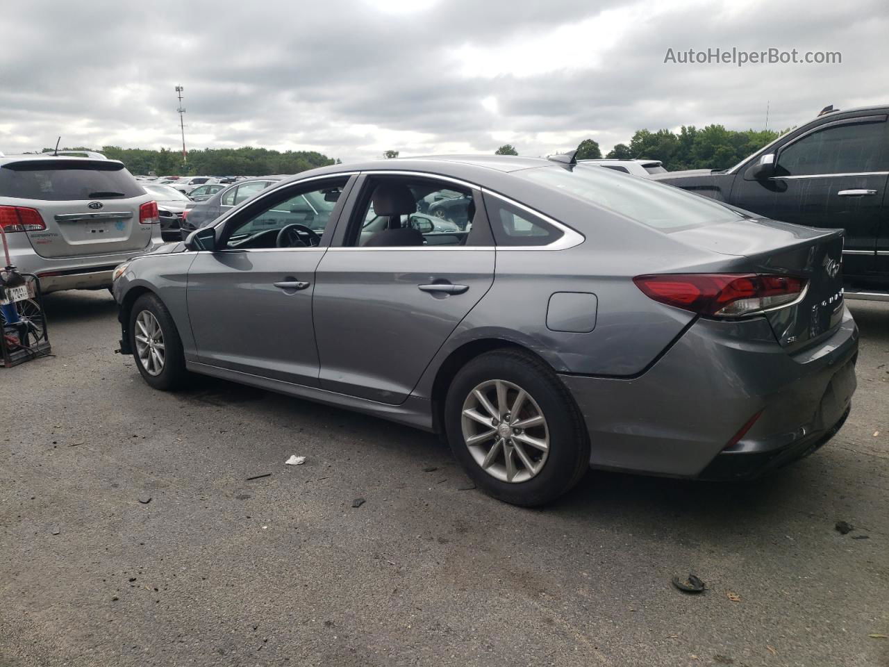 2018 Hyundai Sonata Se Gray vin: 5NPE24AF7JH680994