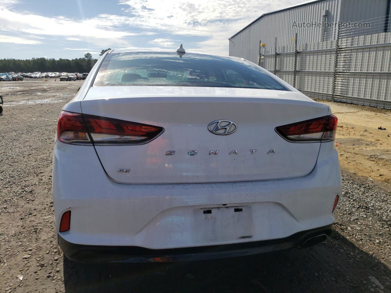 2018 Hyundai Sonata Se White vin: 5NPE24AF7JH682017