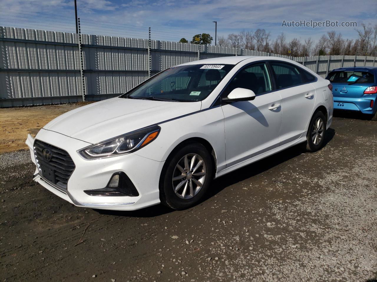 2018 Hyundai Sonata Se White vin: 5NPE24AF7JH682017