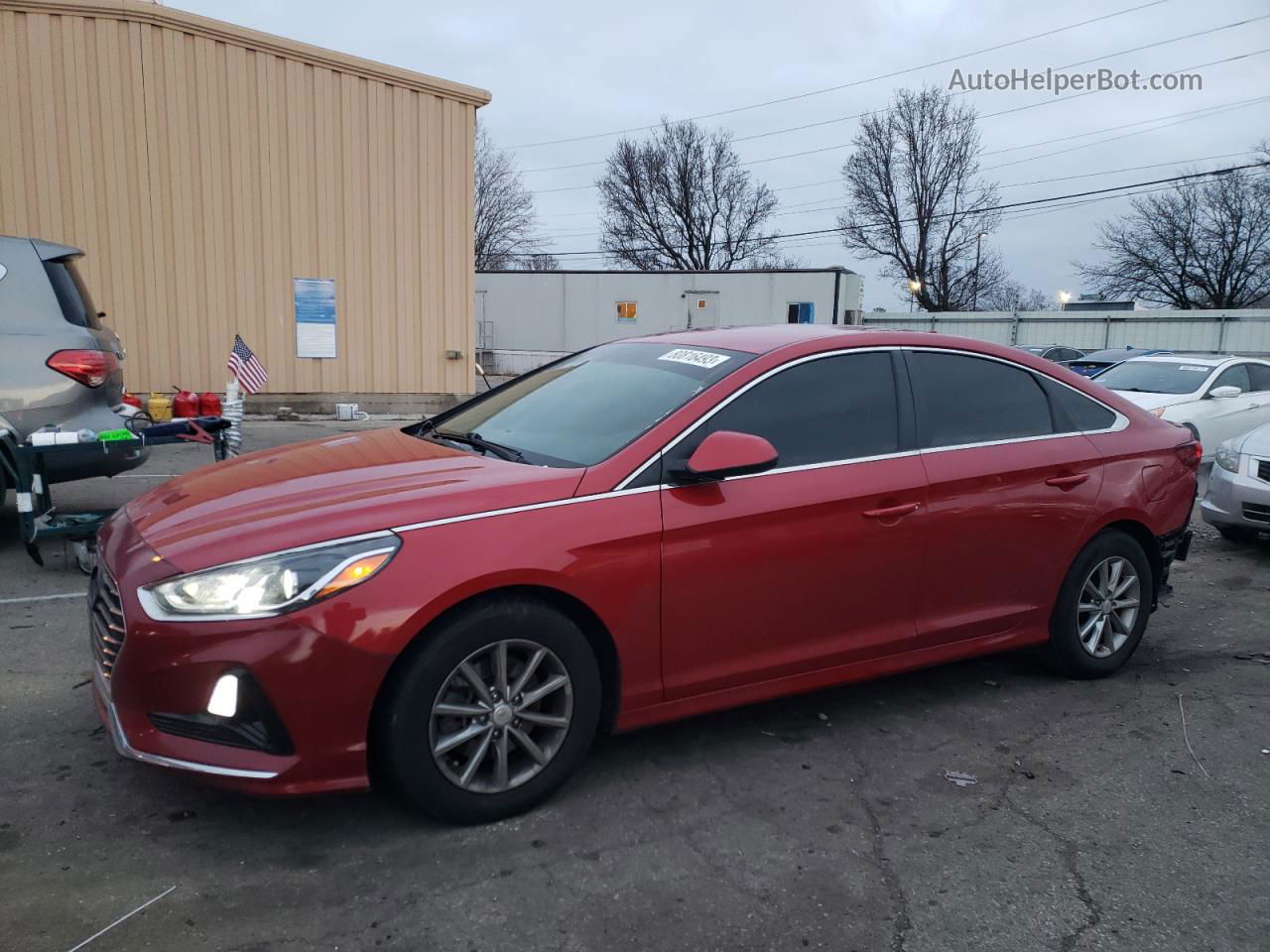 2018 Hyundai Sonata Se Red vin: 5NPE24AF7JH686391