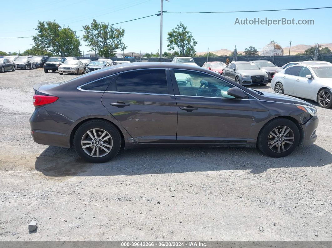 2015 Hyundai Sonata Se Brown vin: 5NPE24AF8FH054006