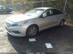 2017 Hyundai Sonata Silver vin: 5NPE24AF8HH472049