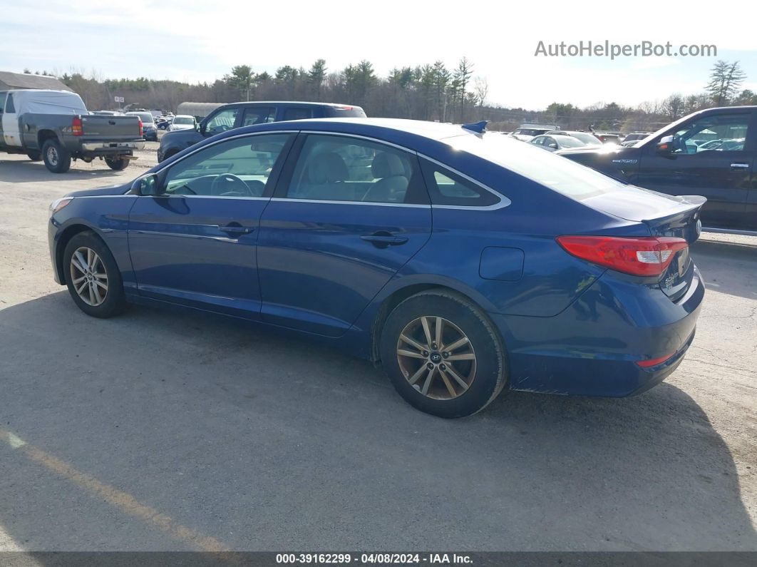 2017 Hyundai Sonata   Blue vin: 5NPE24AF8HH496027