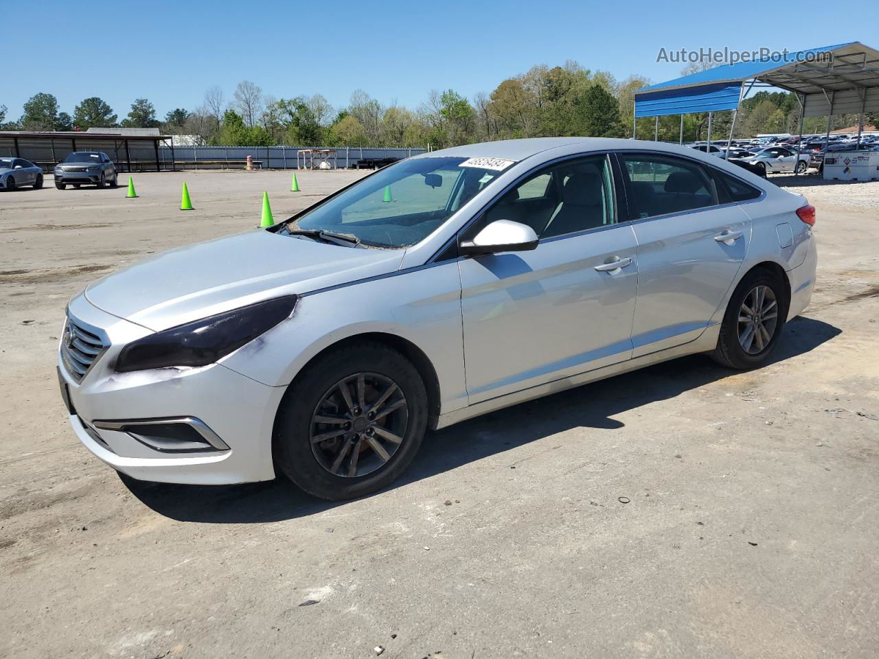 2017 Hyundai Sonata Se Серебряный vin: 5NPE24AF8HH571244